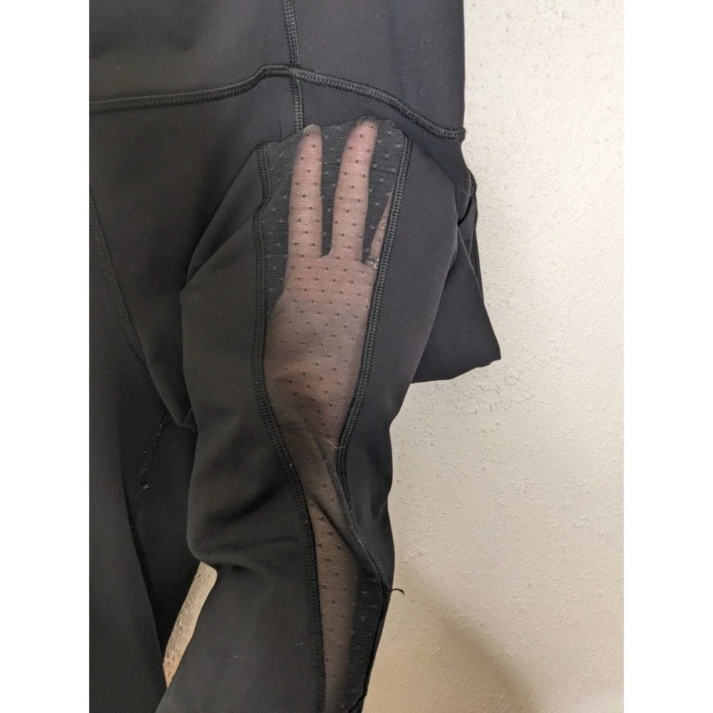 Lululemon Sole Training Crop Luxtreme Yoga Poseidon Leggings Black Size 6 W6ADFS